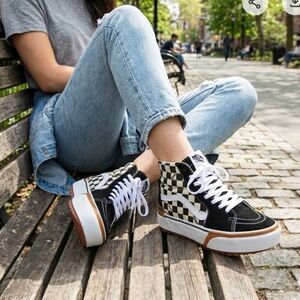 Vans sk8 hi stacked platform